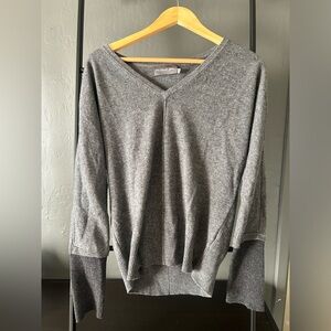 Michael Stars grey oversized wool cashmere blend sweater